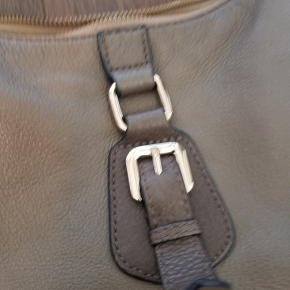 Danier Light Brown Leather Satchel Purse - Picture 8 of 9